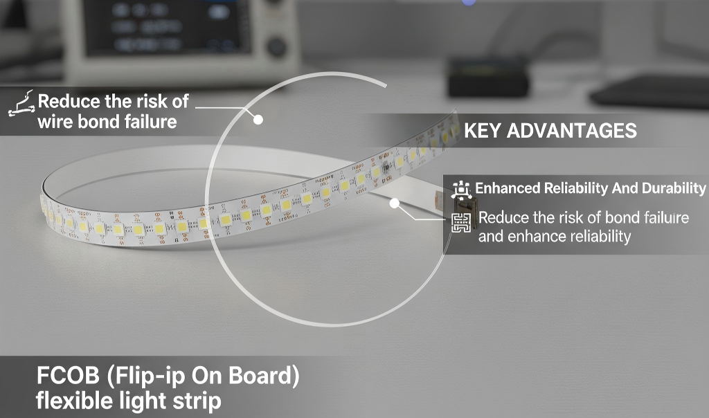 FCOB LEDとは？フリップチップ技術の利点とSMDとの違いを解説